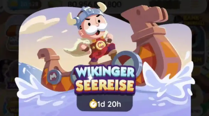 Belohnungsliste für Wikinger Seereise Monopoly Go - 22 April 2025